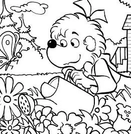 Desenhos de Jardins Para Colorir 52