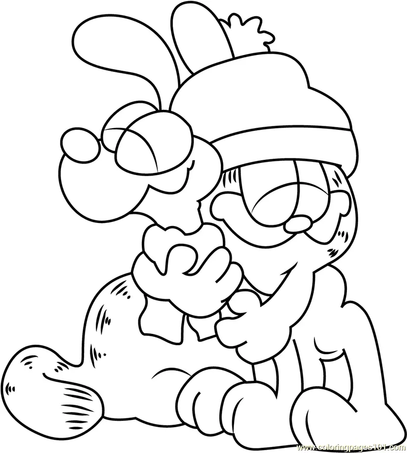 Garfield Para Colorear 57
