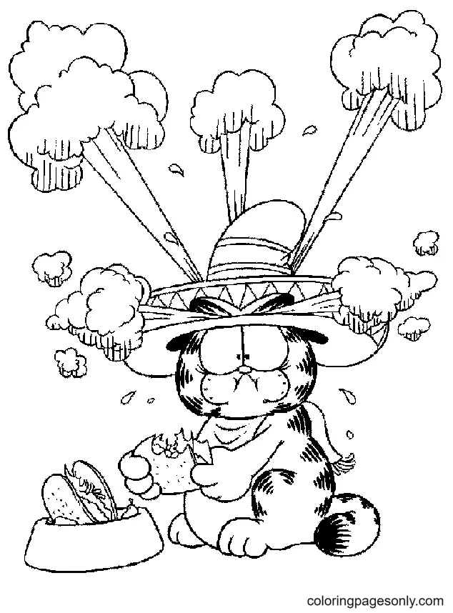 Garfield Ausmalbilder 62