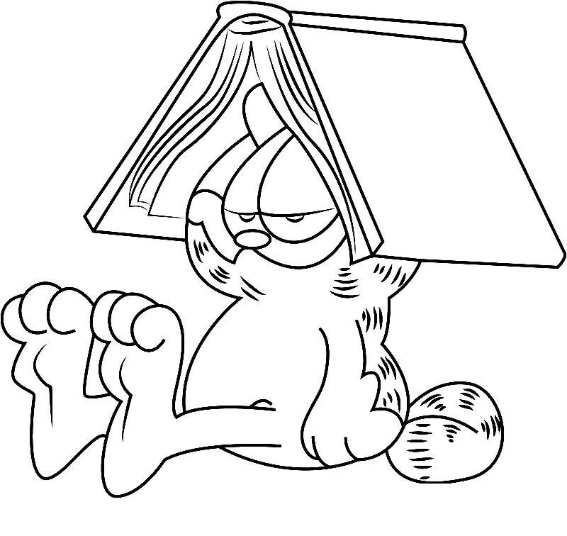 Desenhos de Garfield Para Colorir 76