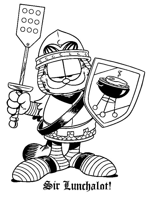 Garfield Para Colorear 96