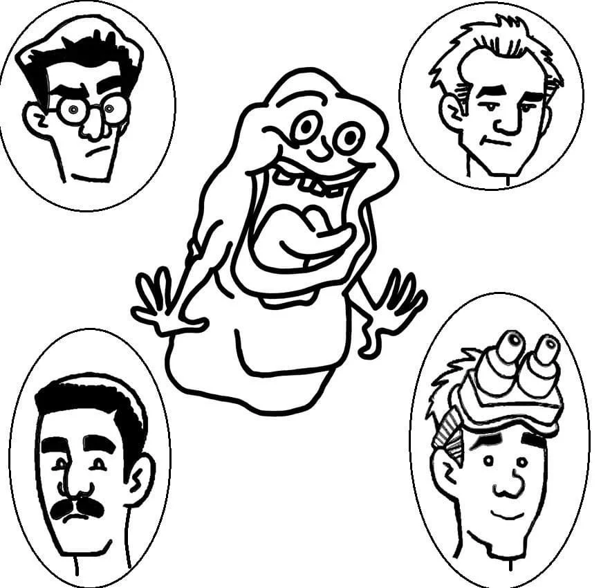 Ghostbusters Coloring Pages