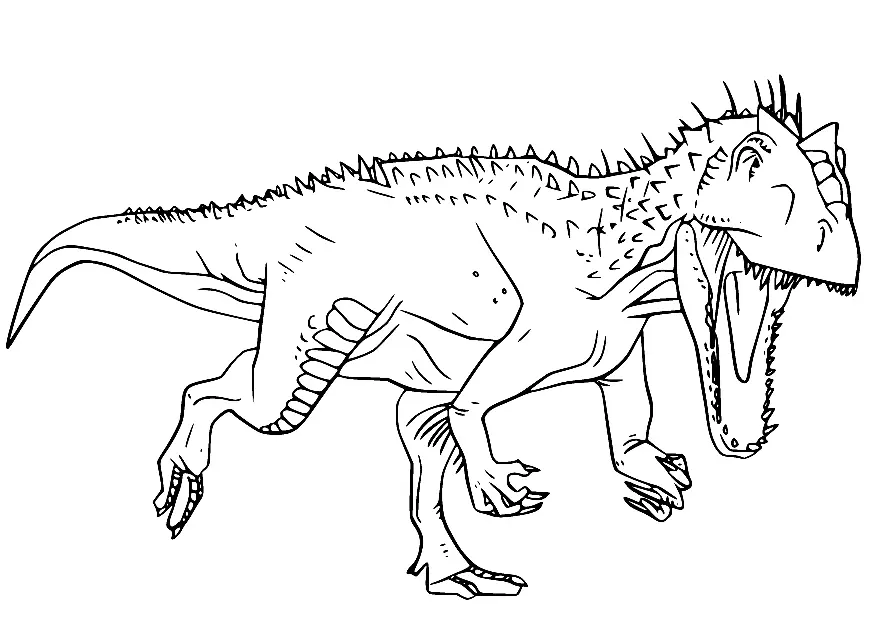 Desenhos de Giganotosaurus Para Colorir 12