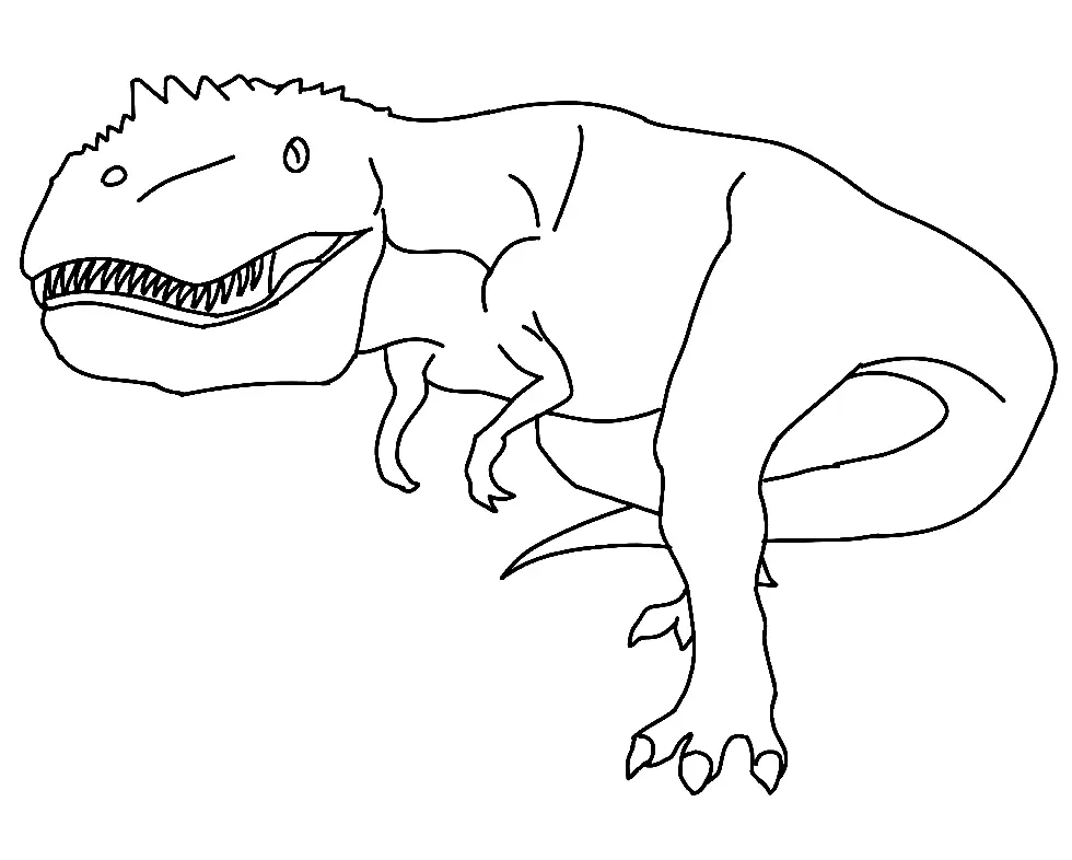 Desenhos de Giganotosaurus Para Colorir 14