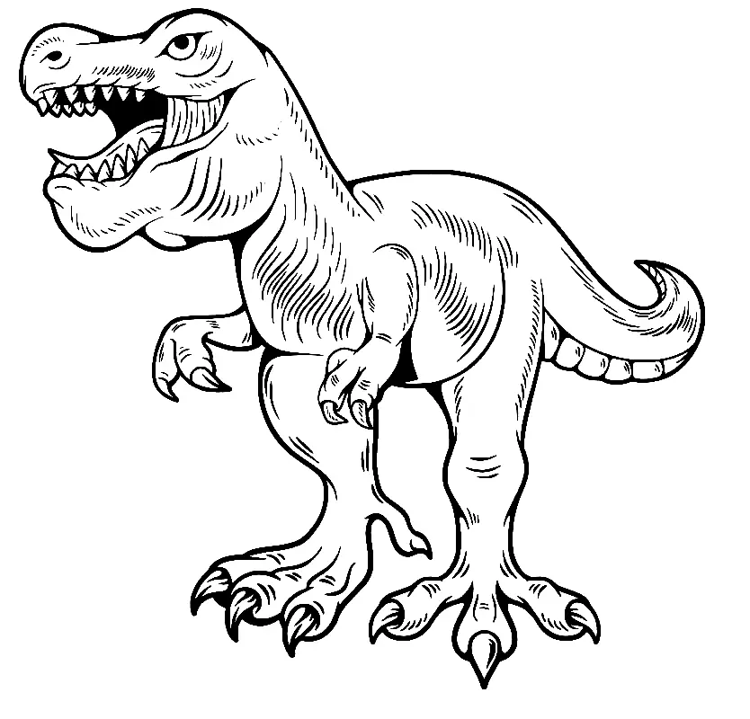 Desenhos de Giganotosaurus Para Colorir 16