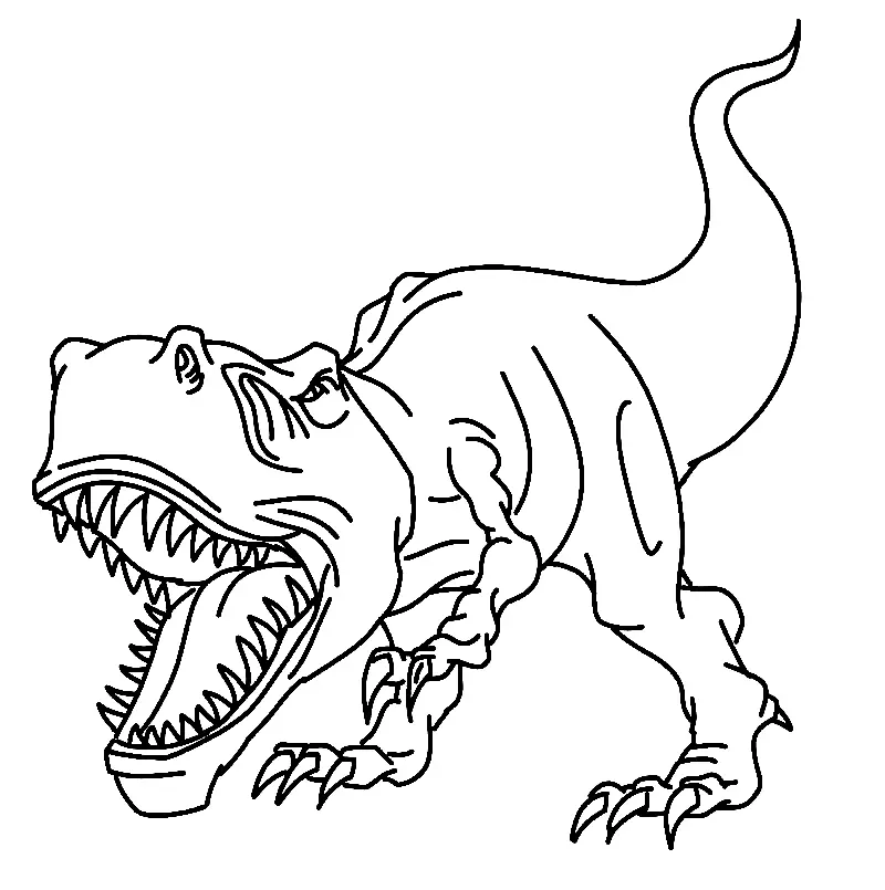 Desenhos de Giganotosaurus Para Colorir 17