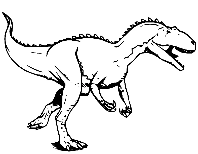 Desenhos de Giganotosaurus Para Colorir 18