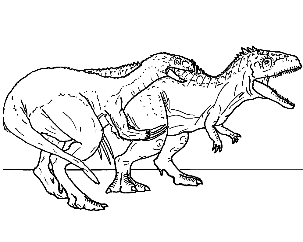 Desenhos de Giganotosaurus Para Colorir 3