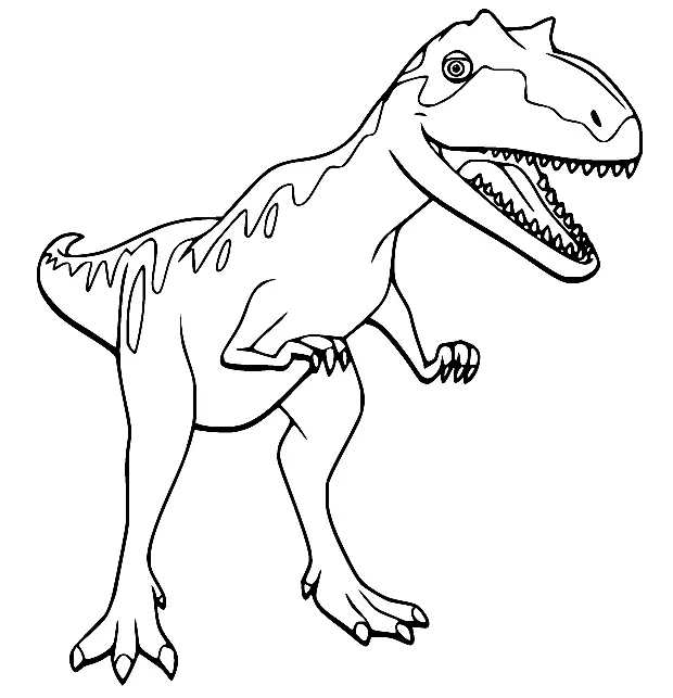 Desenhos de Giganotosaurus Para Colorir 4