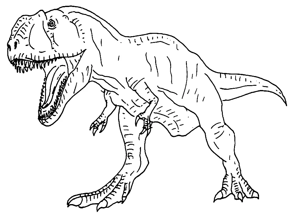 Desenhos de Giganotosaurus Para Colorir 5