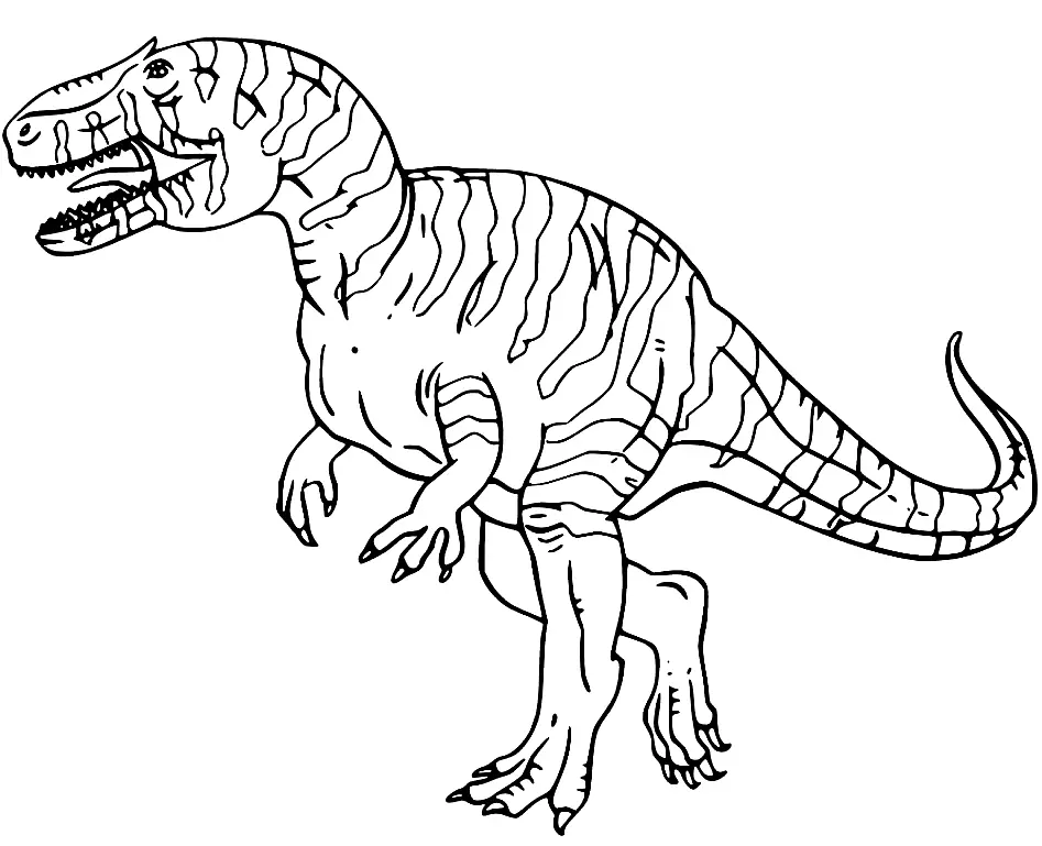 Desenhos de Giganotosaurus Para Colorir 6