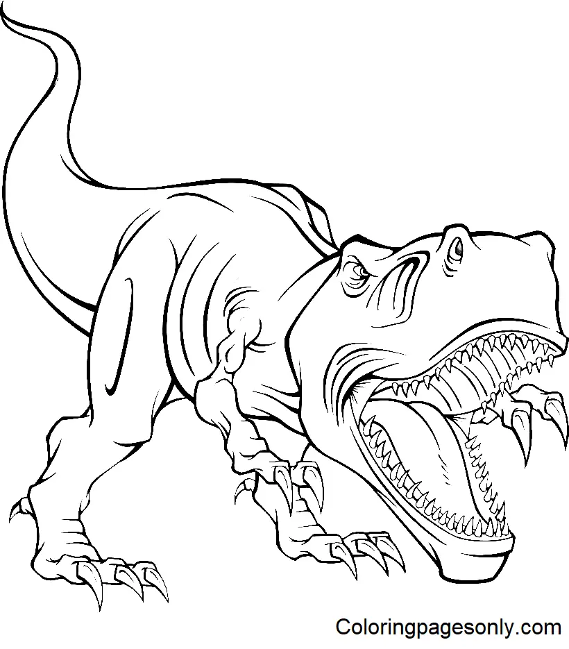 Desenhos de Giganotosaurus Para Colorir 7