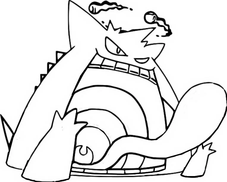 Gigantamax Coloring Pages 3