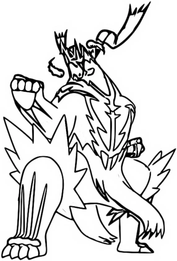 Gigantamax Coloring Pages 9