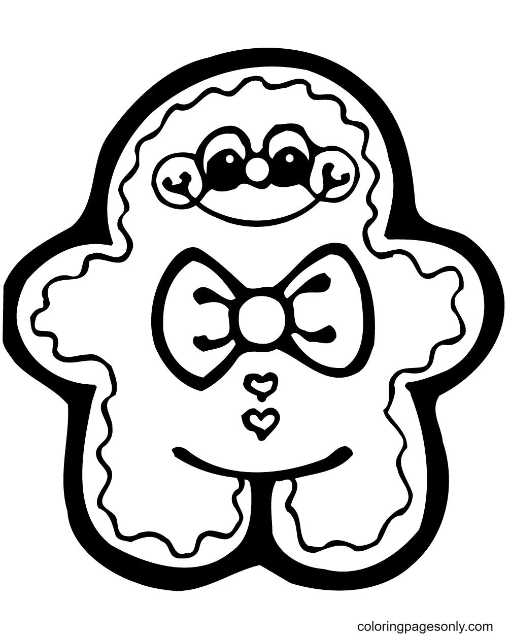 Gingerbread Man Coloring Pages 52