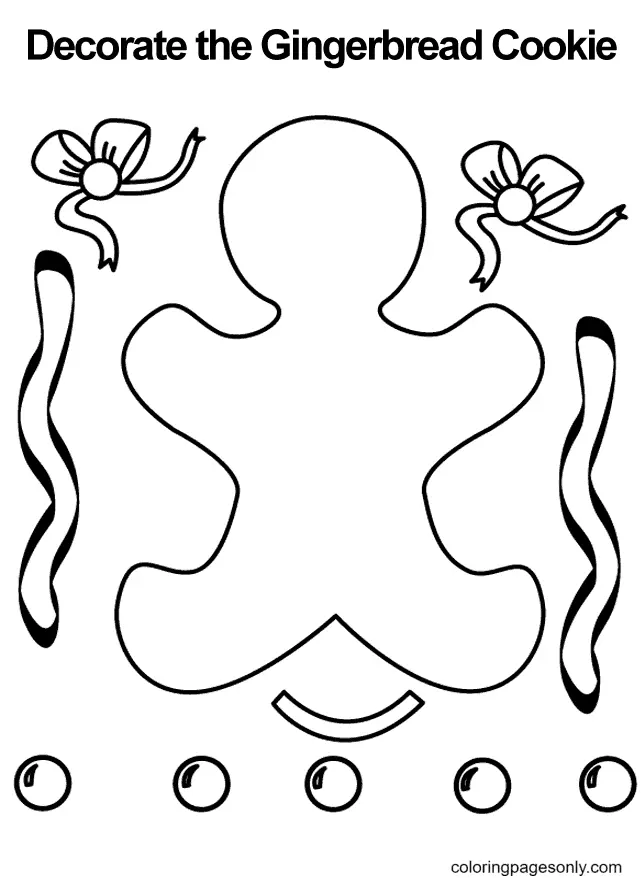 Lebkuchenmann Ausmalbilder 54