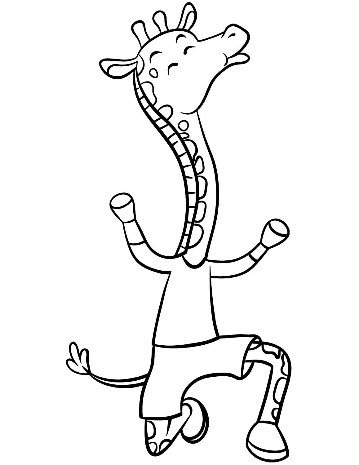 Giraffes Coloring Pages