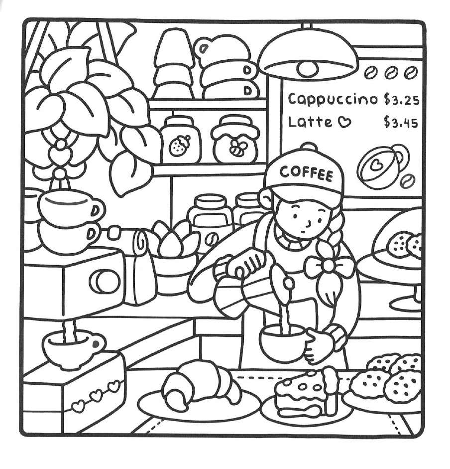 Momentos De Menina Para Colorir 25