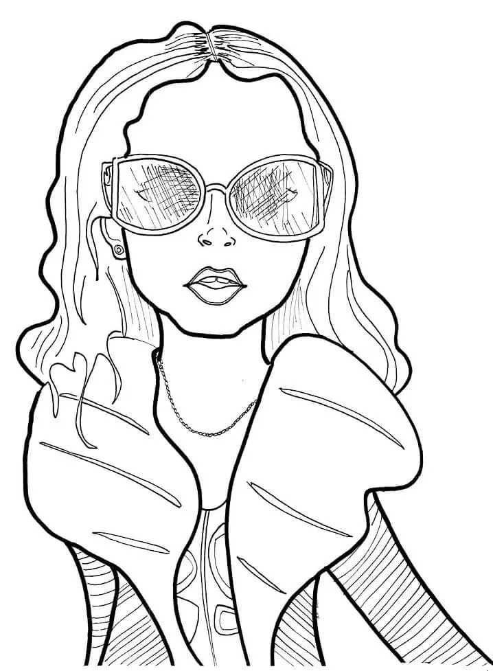 Girly Coloring Pages 18