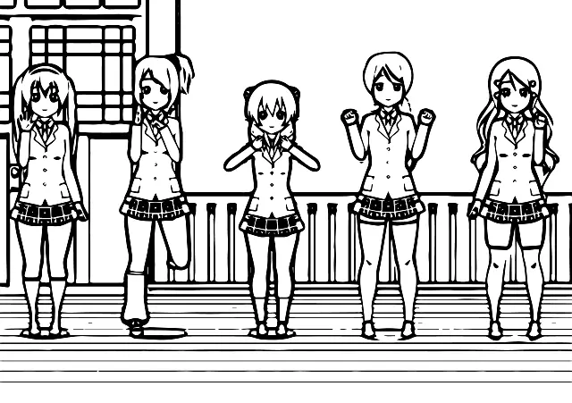Glitter Force Para Colorear 52