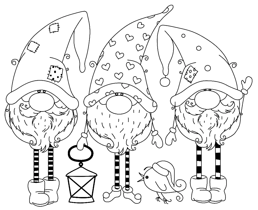 Gnome Coloring Pages to Print   Free Printable Coloring Pages