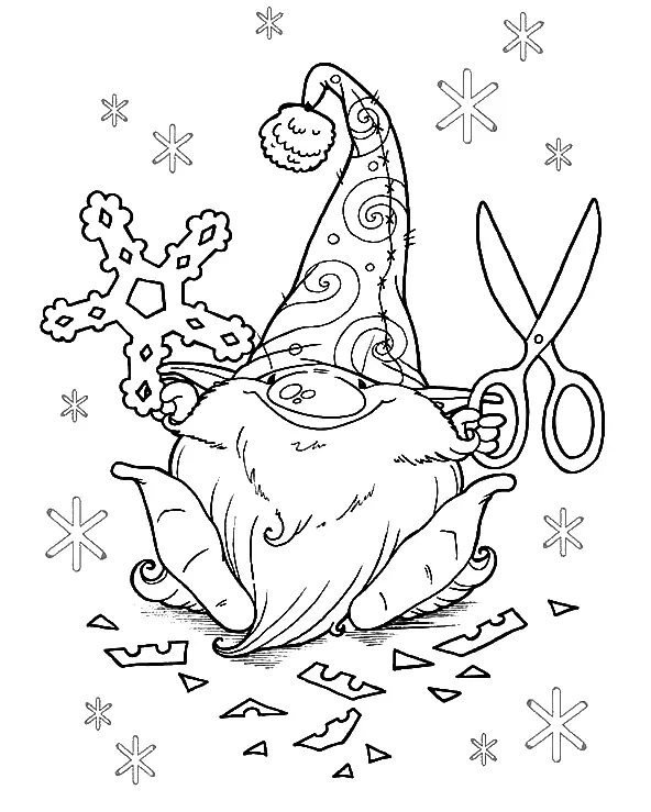 Gnome Coloring Pages 52