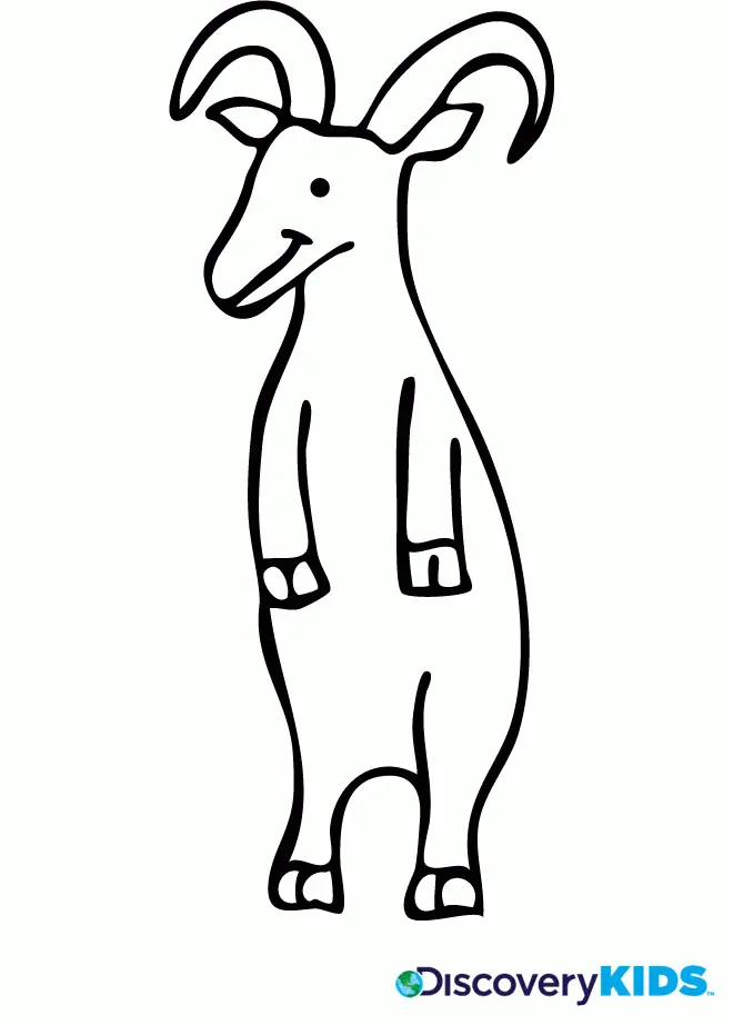 Goat Coloring Pages 30