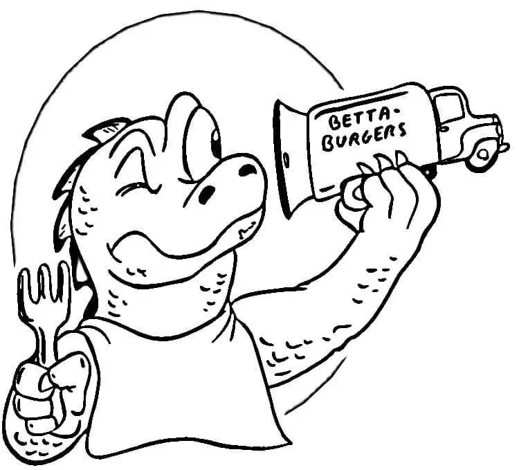 Godzilla Para Colorear 55