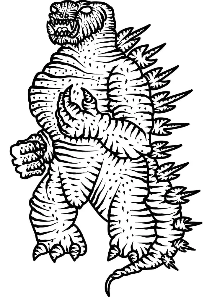 Godzilla Coloring Pages