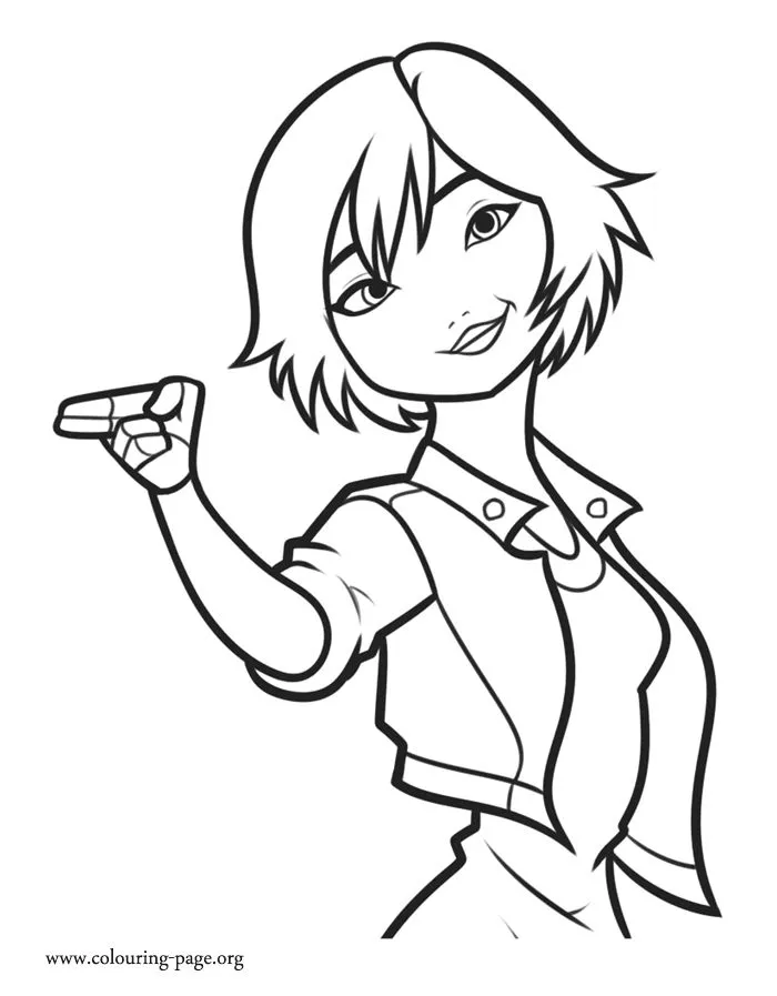 GoGo Tomago Coloring pages 1