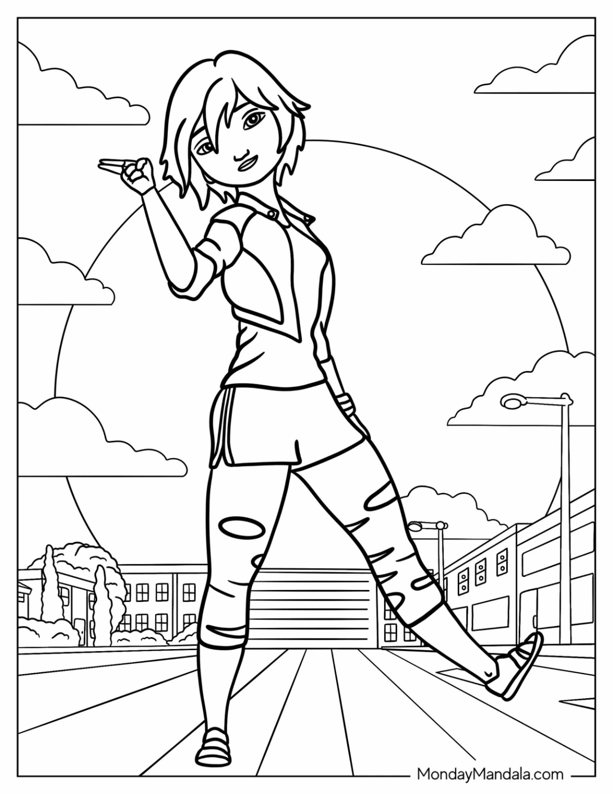 GoGo Tomago Coloring pages 2