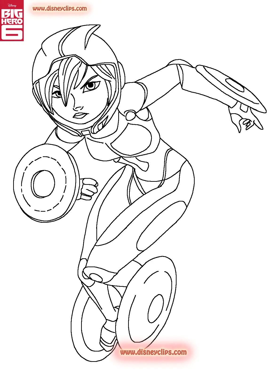 GoGo Tomago Coloring pages 6