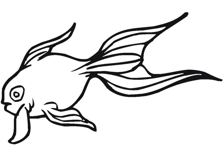 Goldfish Coloring Pages 54