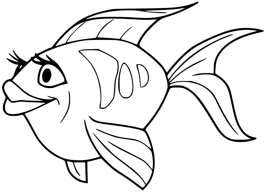 Goldfish Coloring Pages