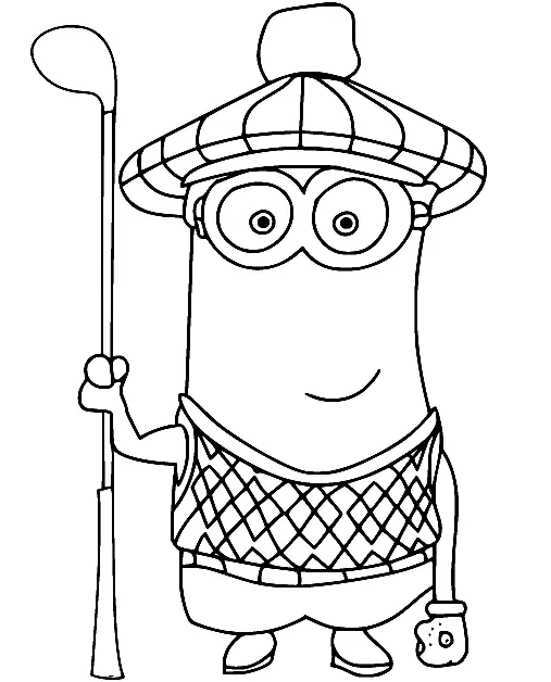 Golf Coloring Pages 49