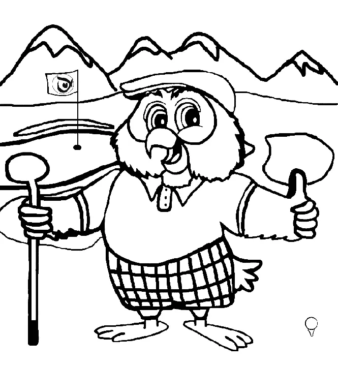 Golf Coloring Pages 56