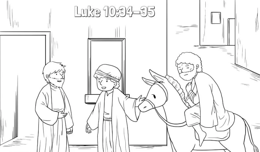 Good Samaritan Coloring Pages 55