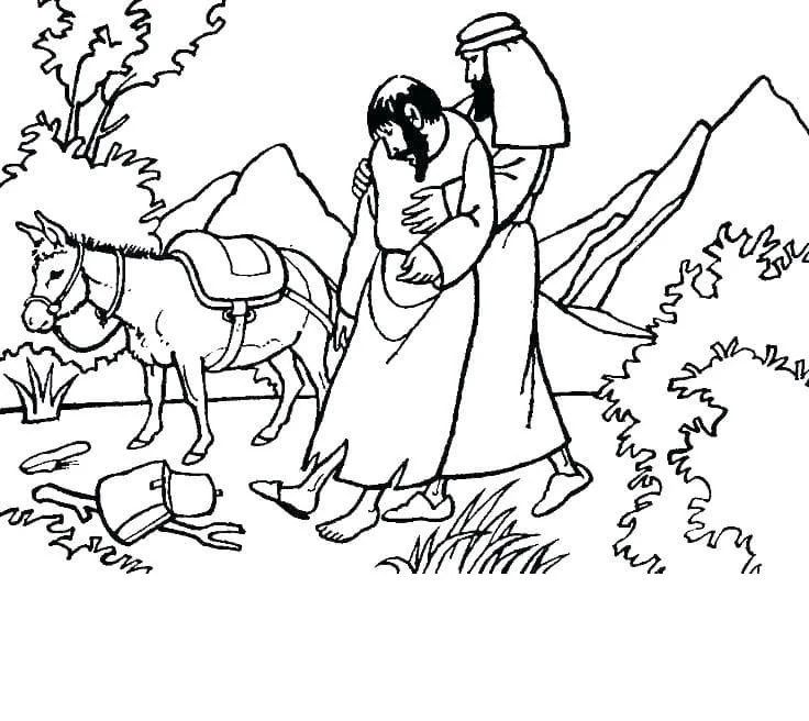 Good Samaritan Coloring Pages