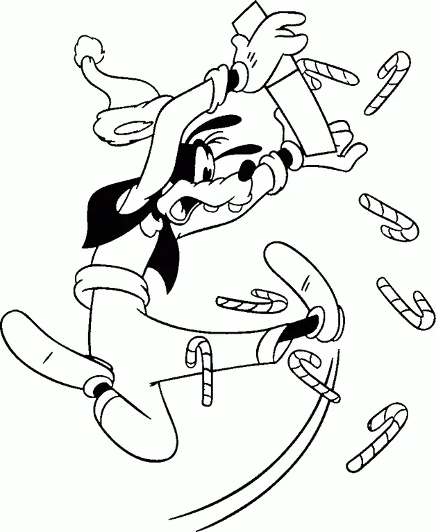 Goofy Coloring Pages 16