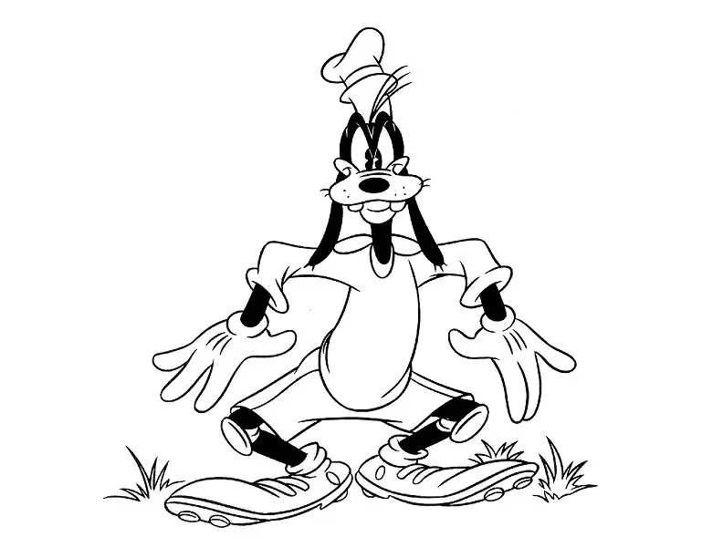 Goofy Coloring Pages 23