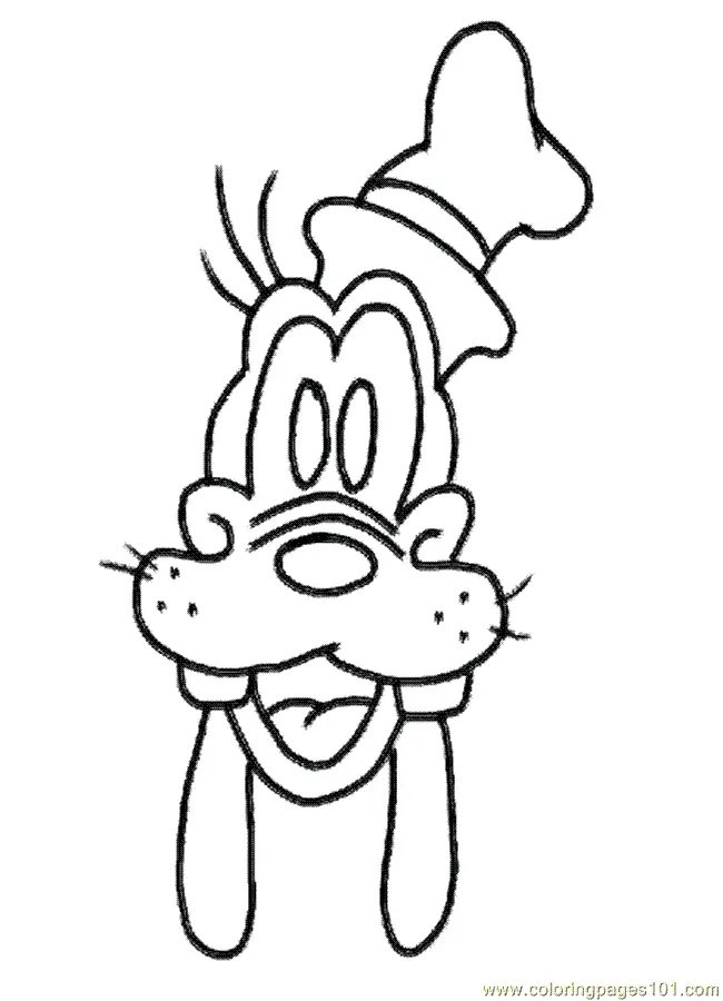 Goofy Coloring Pages 3