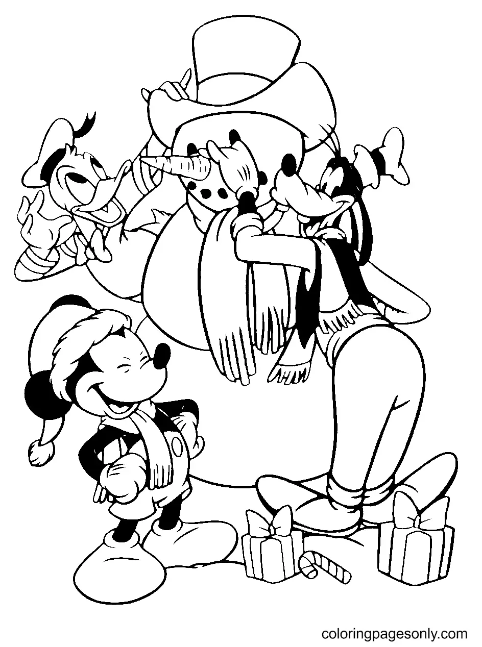 Goofy Coloring Pages 45