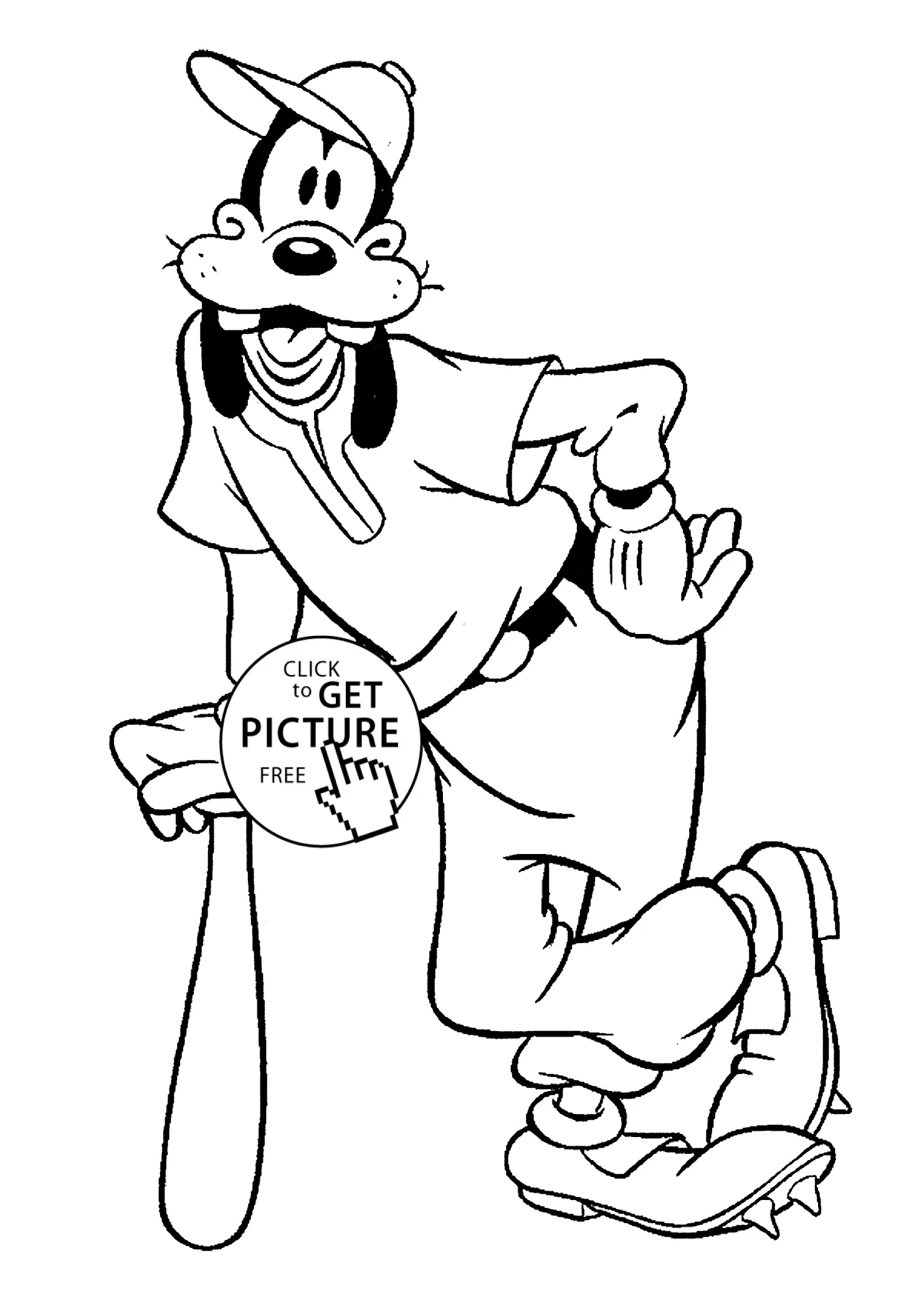 Goofy Coloring Pages 81