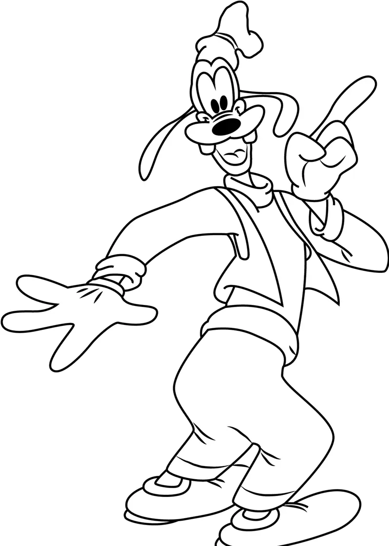 Goofy Coloring Pages 85