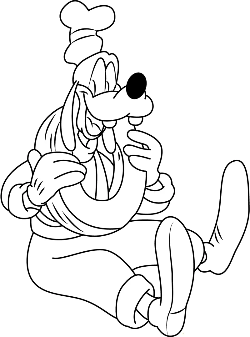 Goofy Para Colorear 88