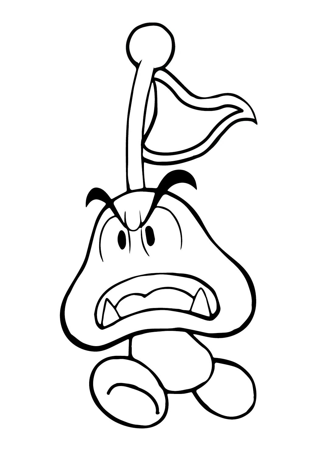 Desenhos de Goomba Para Colorir