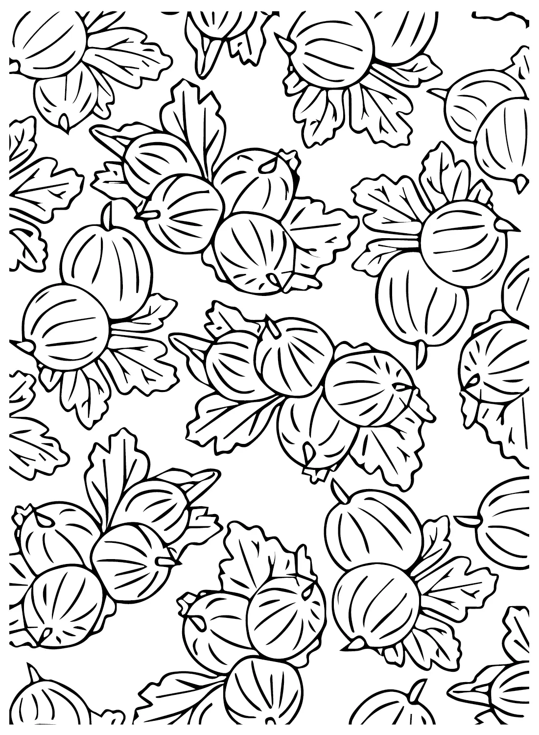 Gooseberry Coloring Pages 5