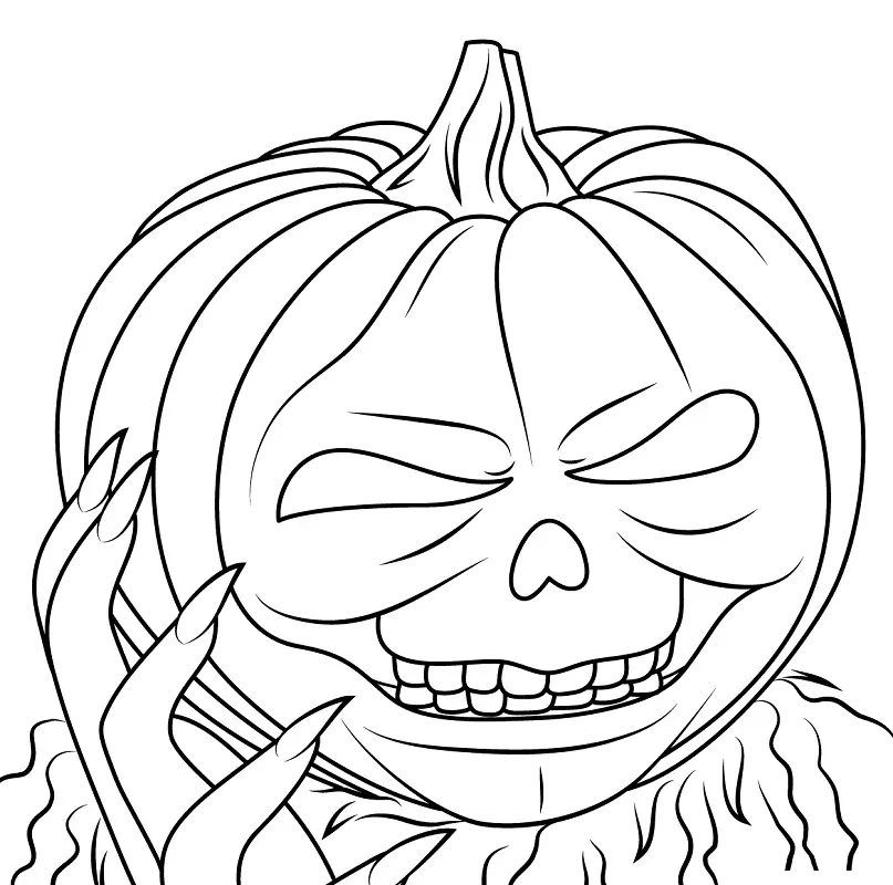 Apavorante Halloween Para Colorir 6