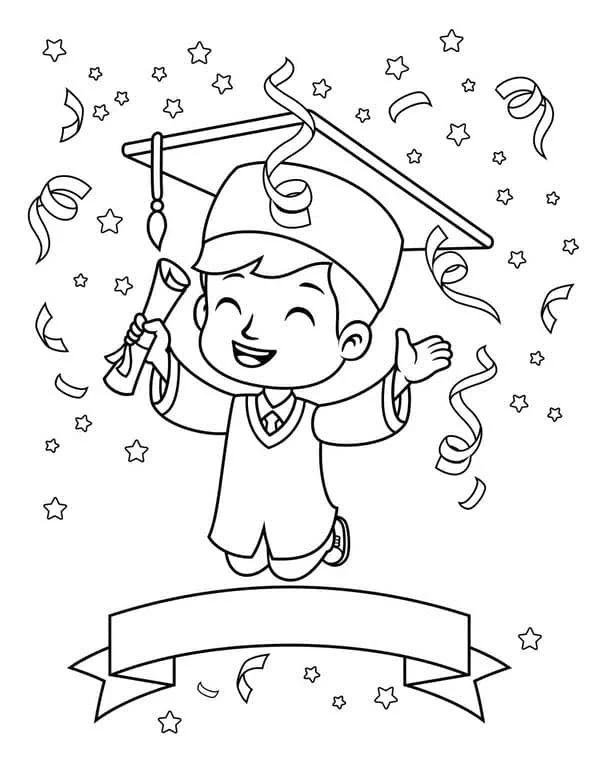 Graduation Coloring Pages 11