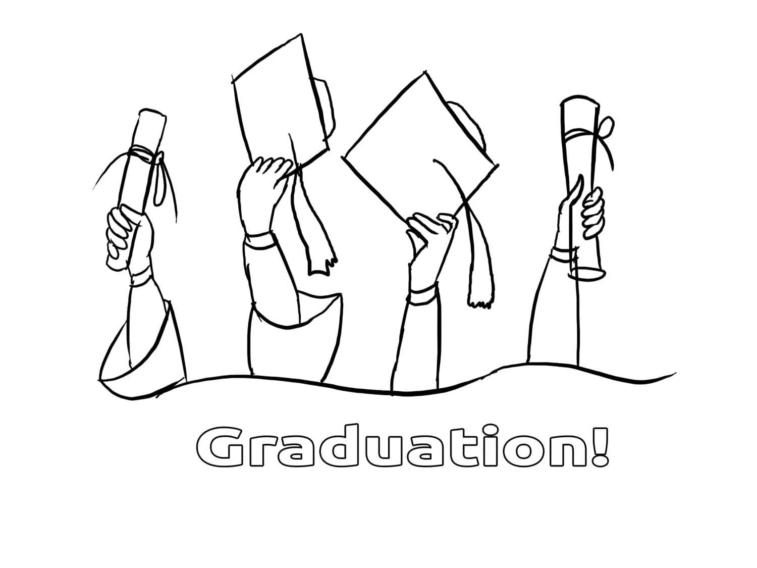 Graduation Coloring Pages 22